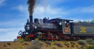 Viejo Expreso Patagónico La Trochita. Chubut, Argentina.
