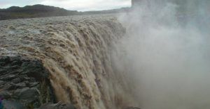 Visita a Jökulsárgljúfur Cascada Dettifoss en Islandia.