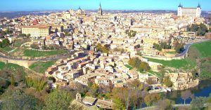 Vista panorámica de la Ciudad de toledo. Castilla la Mancha.