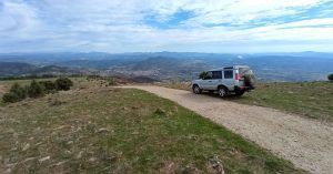 Vistas Panorámicas de la Ruta 4x4 Puerto de Arrebatacapas. Cebreros, Ávila. Castilla y León.