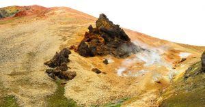Volcán Hekla. Landmannalaugar Tierras Altas de Islandia.
