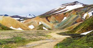 Volcanes de Landmannalaugar. Tierras Altas de Islandia.