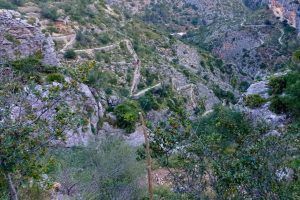 Zetas de la Ruta de los 6000 Escalones Catedral del Senderismo. Vall de Laguar, Alicante.