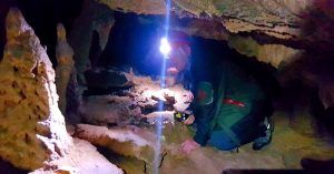 Zona Estrecha de la Cueva Palomera. Las Merindades, Complejo Kárstico de Ojo Guareña. Burgos. Castilla y León.
